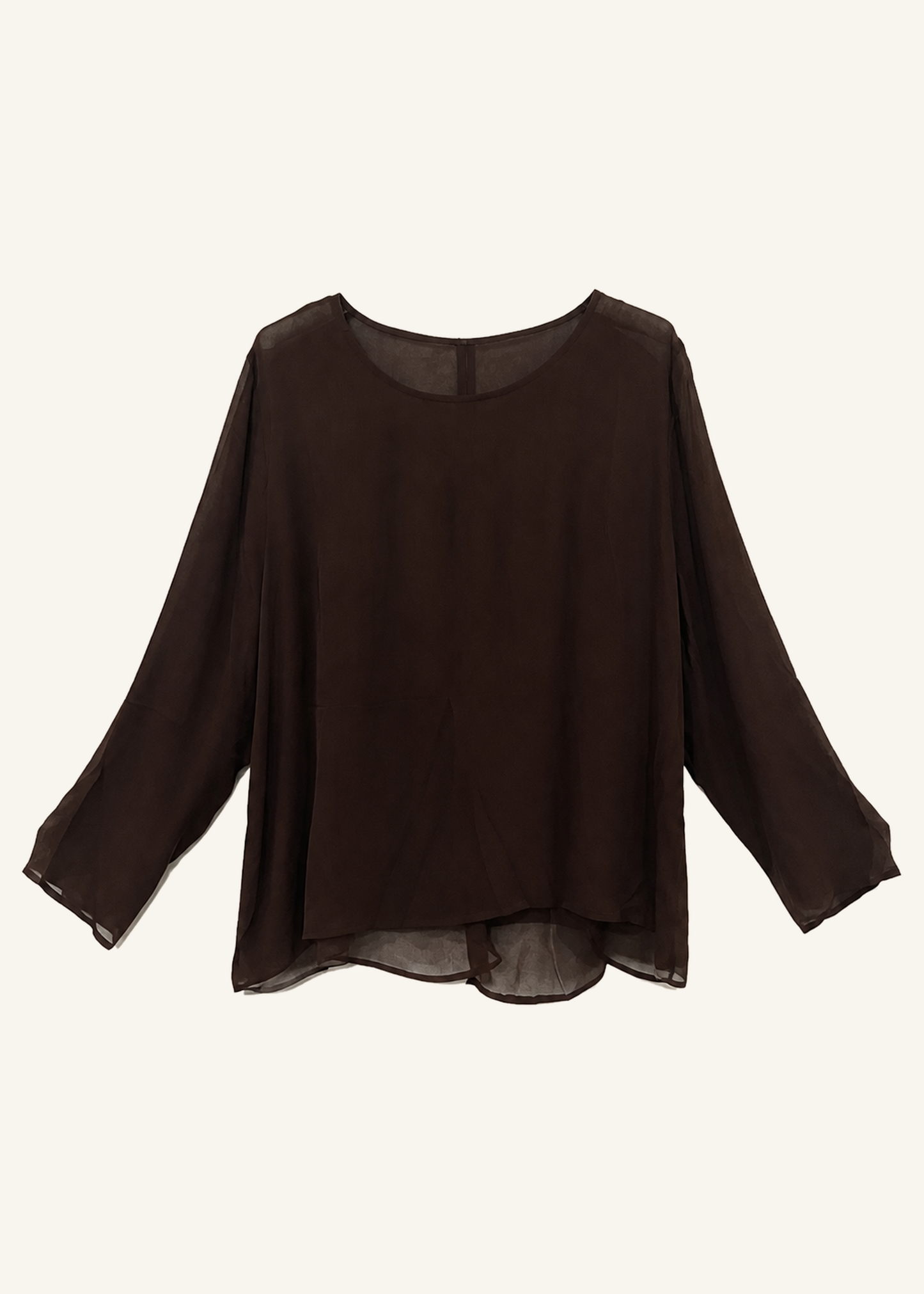 Blusa seda nudo espalda