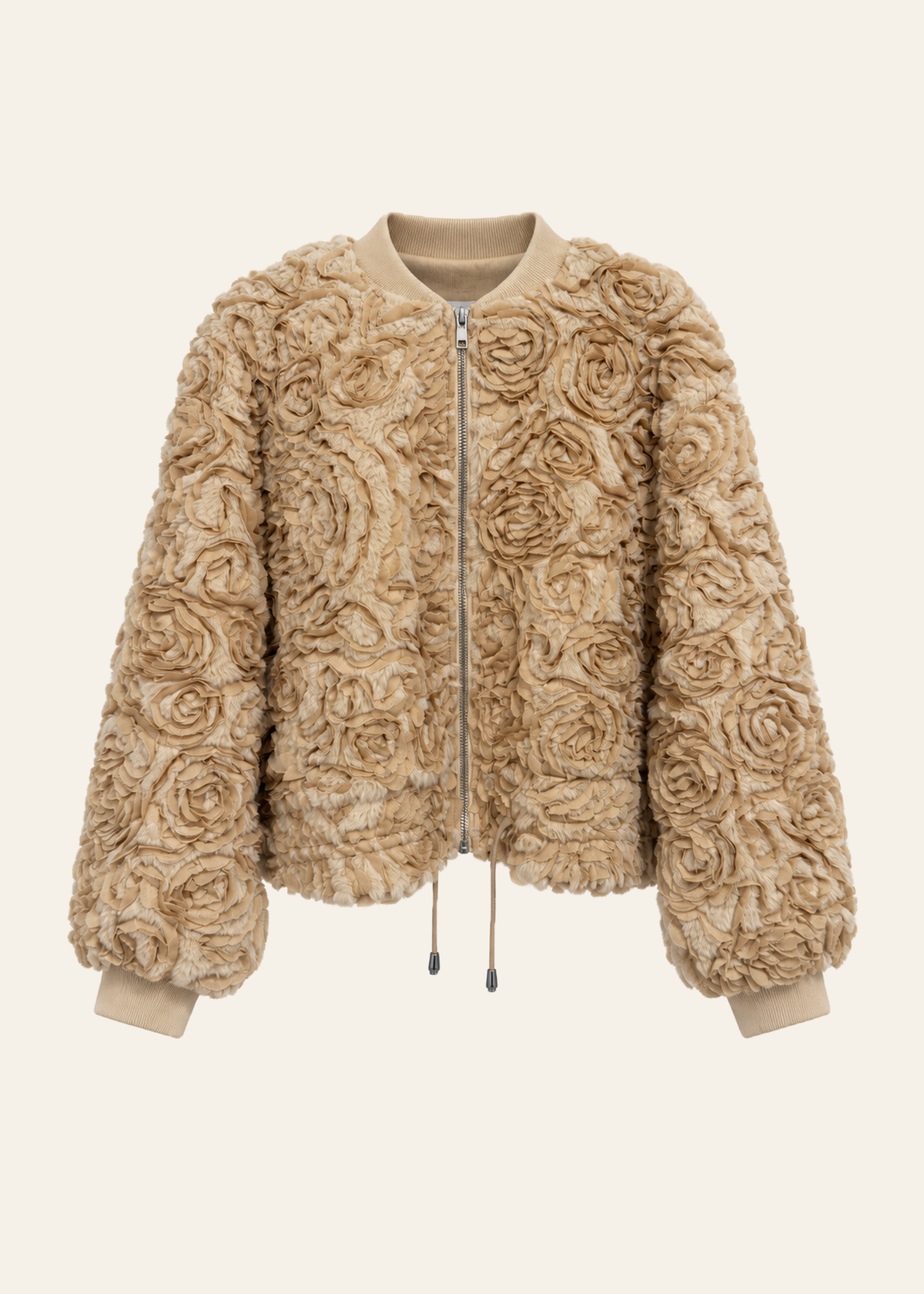 Fantasy hair color bomber jacket