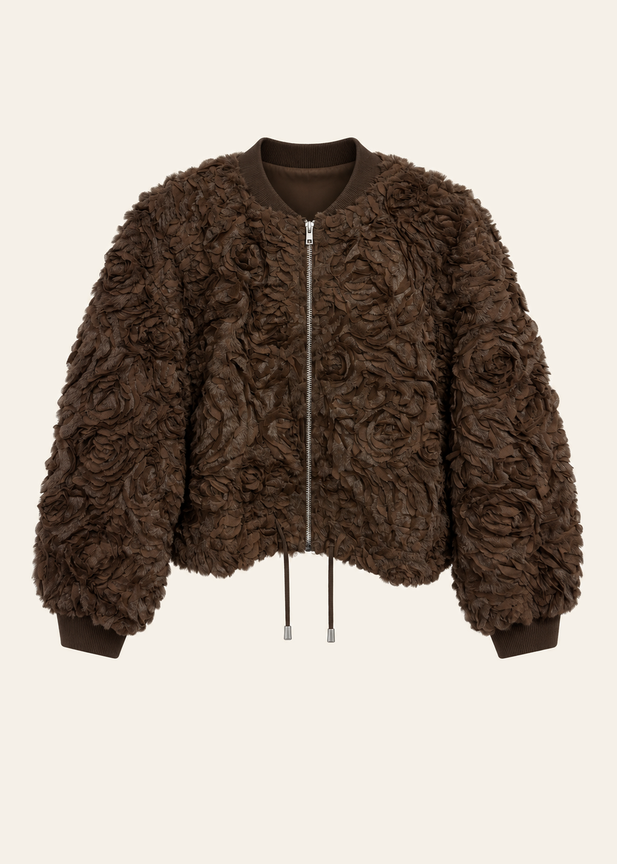 Fantasy hair color bomber jacket