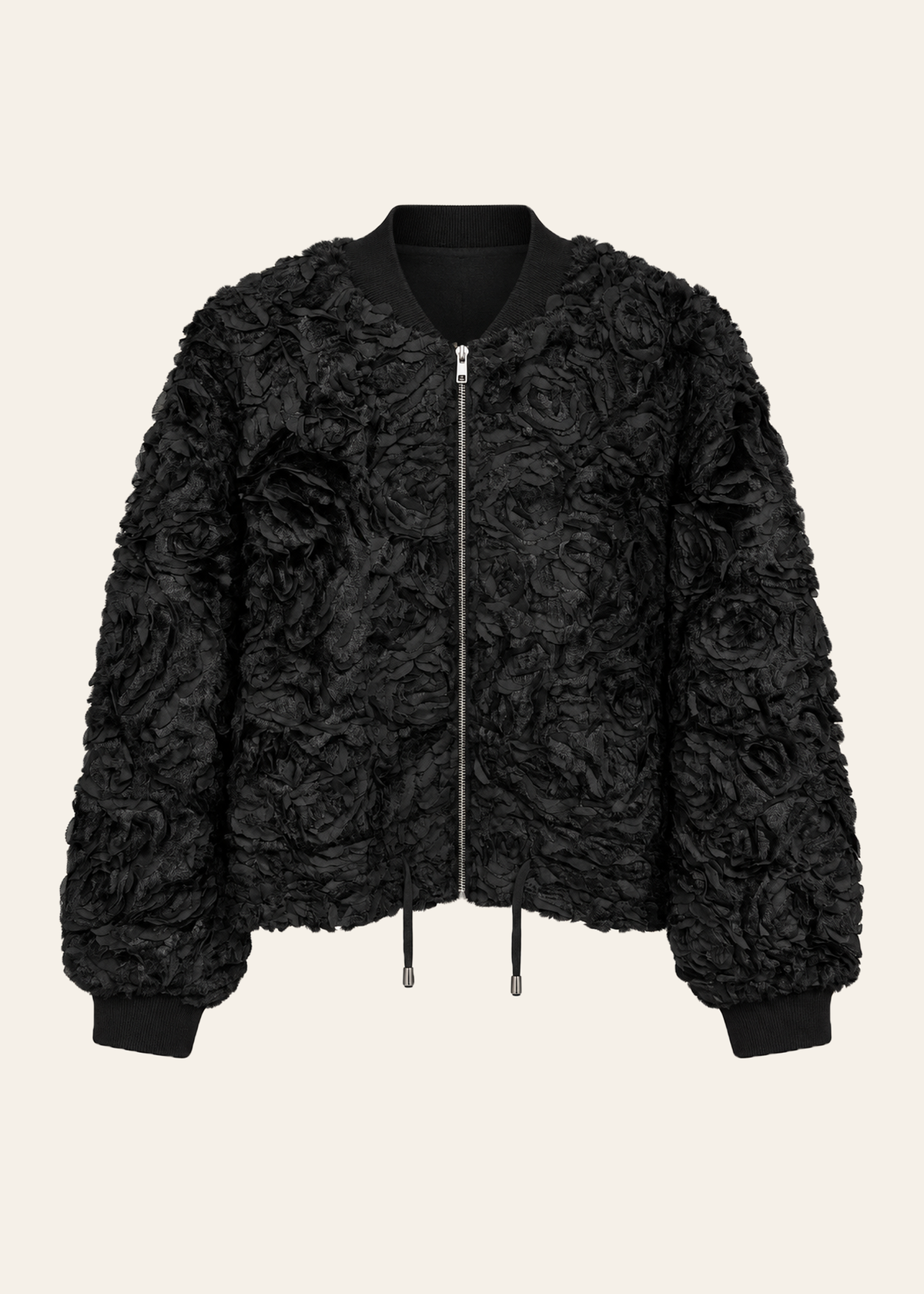 Fantasy hair color bomber jacket