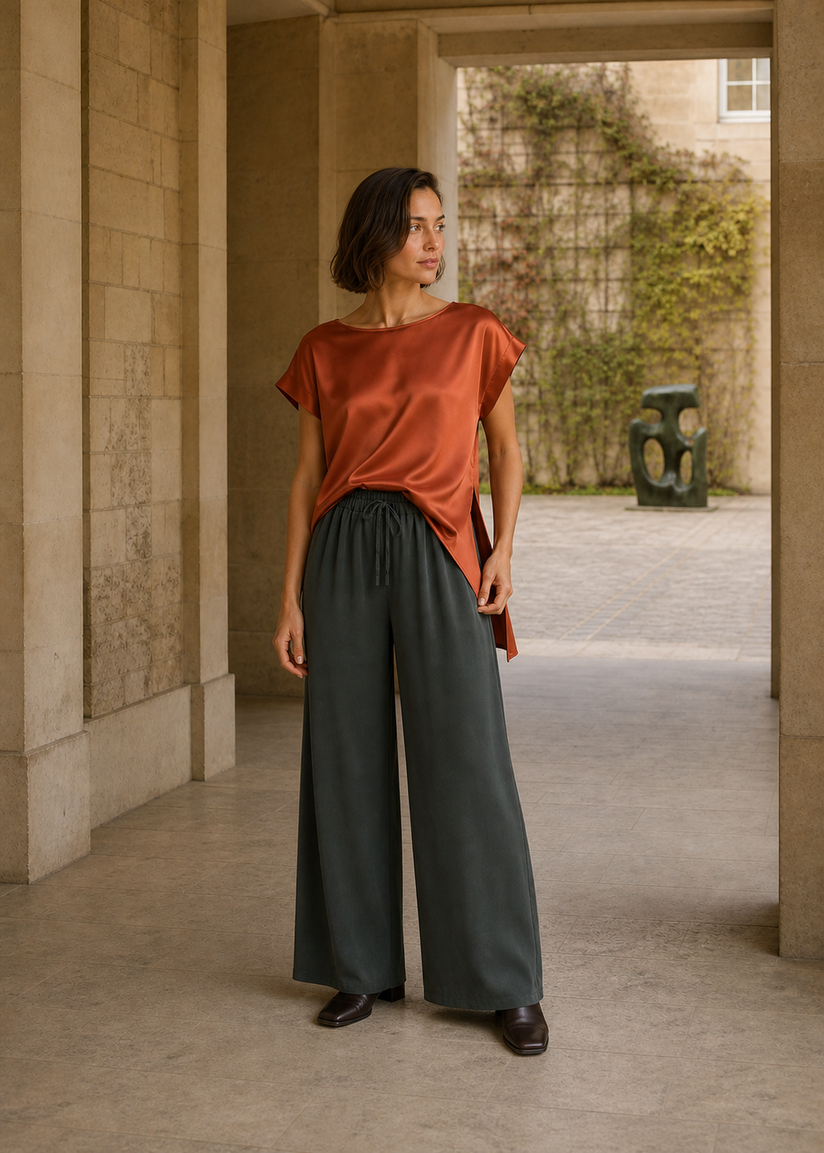 Blusa raso oversize