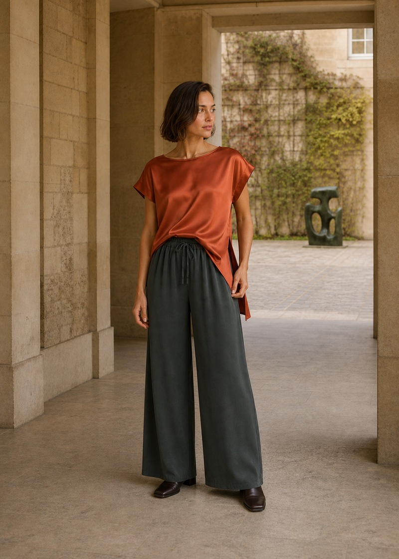 Blusa raso oversize
