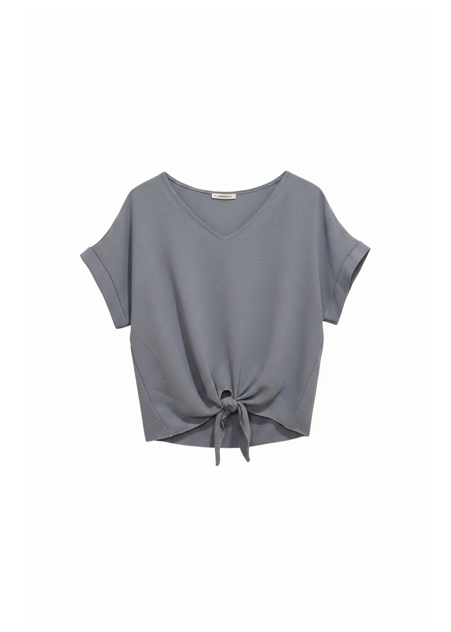 Blusa fluida nudo