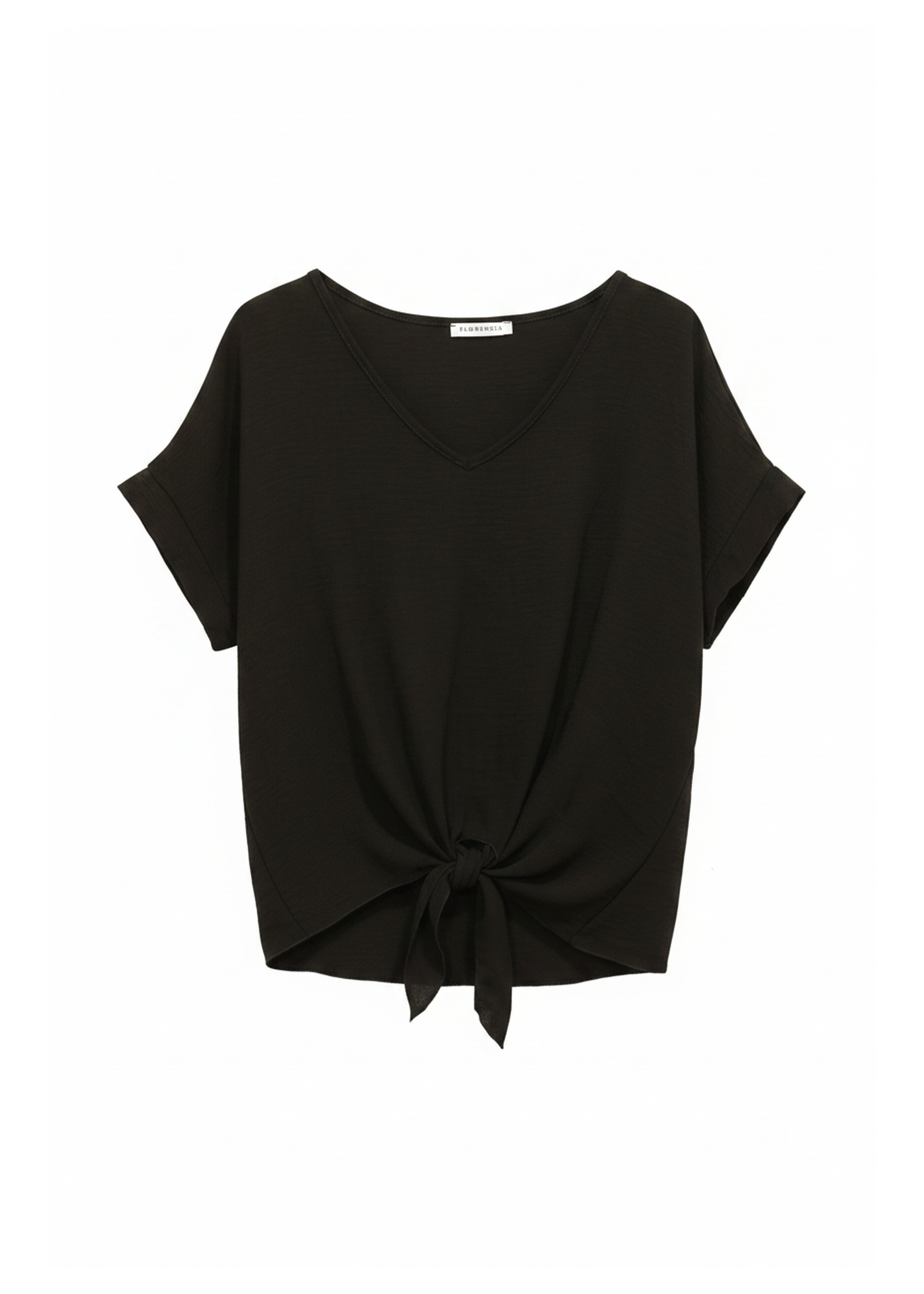 Blusa fluida nudo