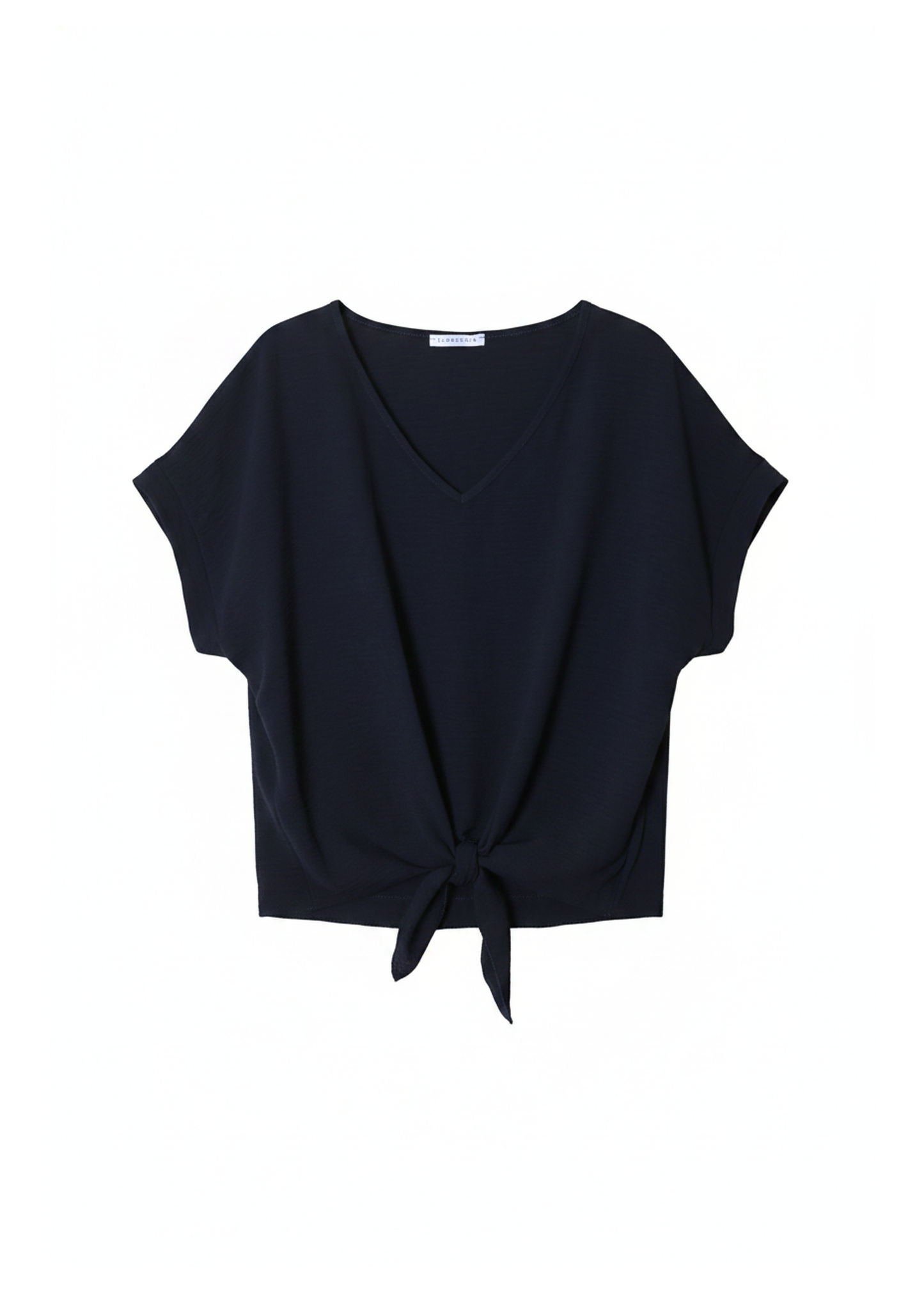Blusa fluida nudo
