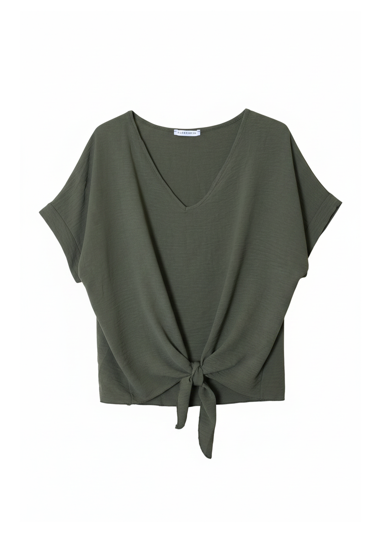 Blusa fluida nudo