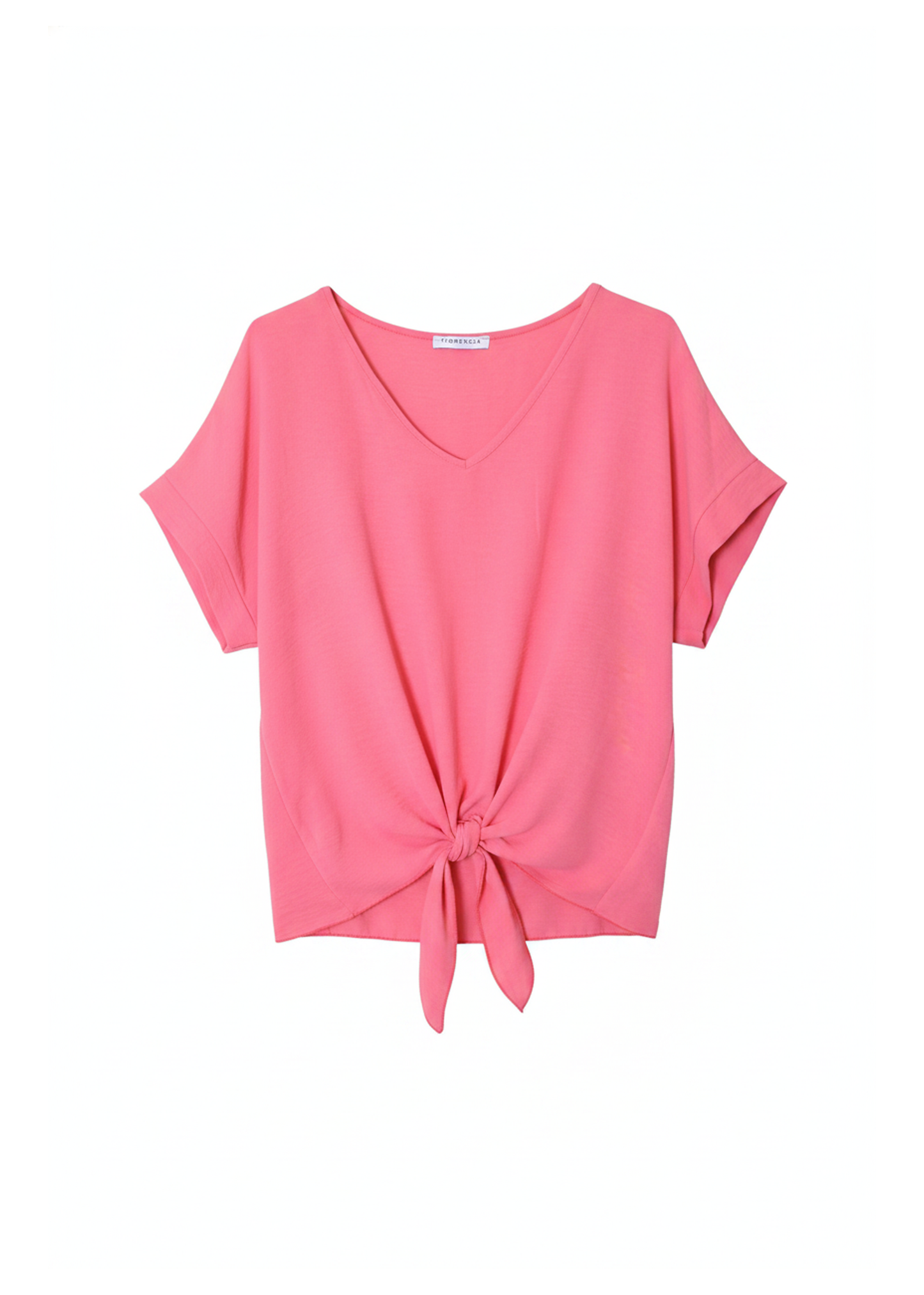 Blusa fluida nudo