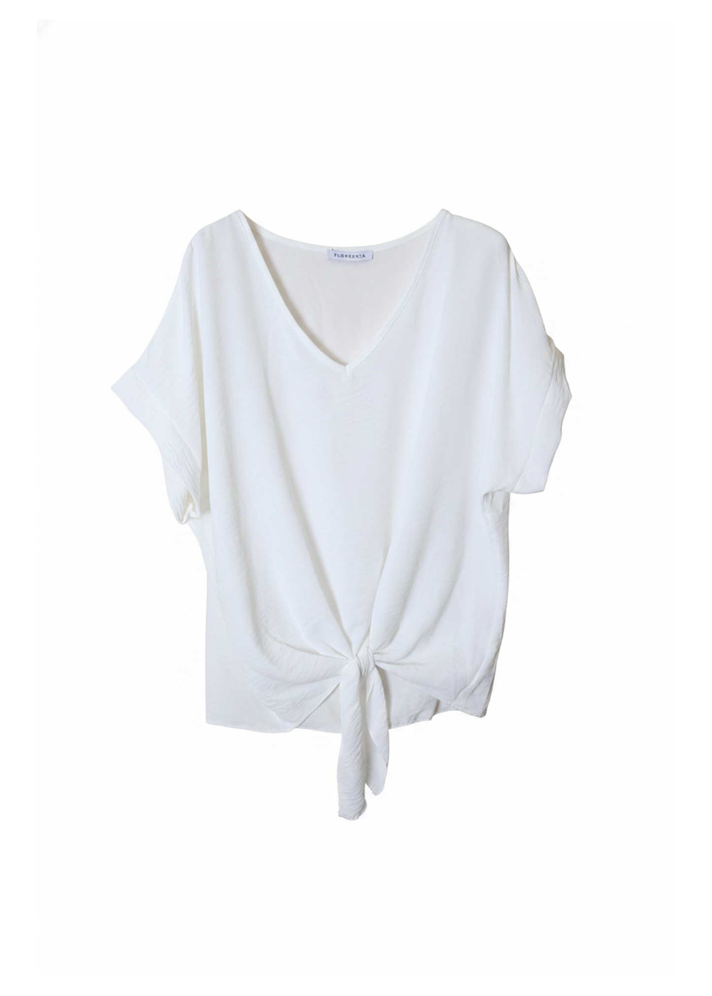 Blusa fluida nudo