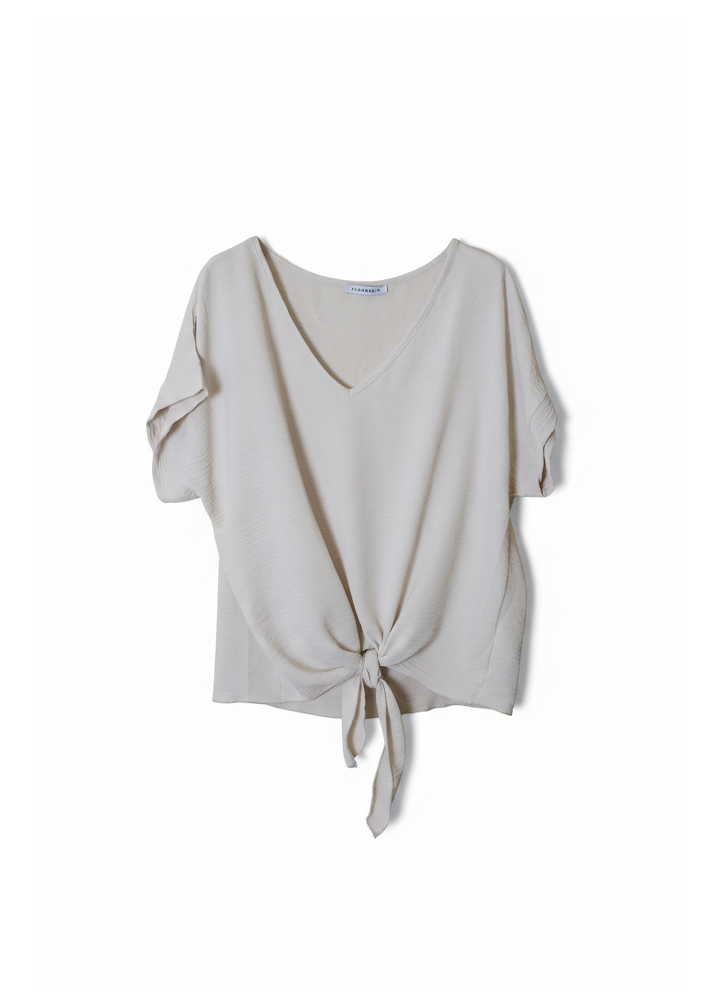 Blusa fluida nudo