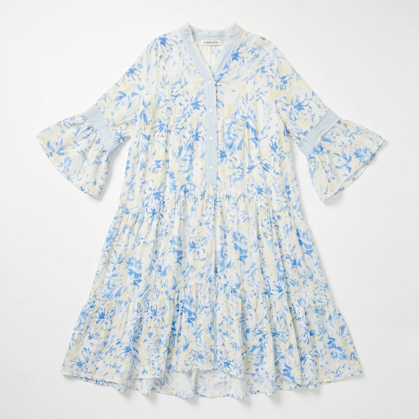 Long printed dress