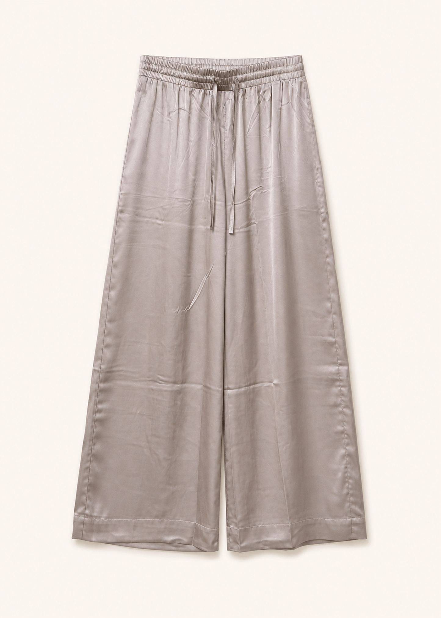 Pantalones satén palazzo