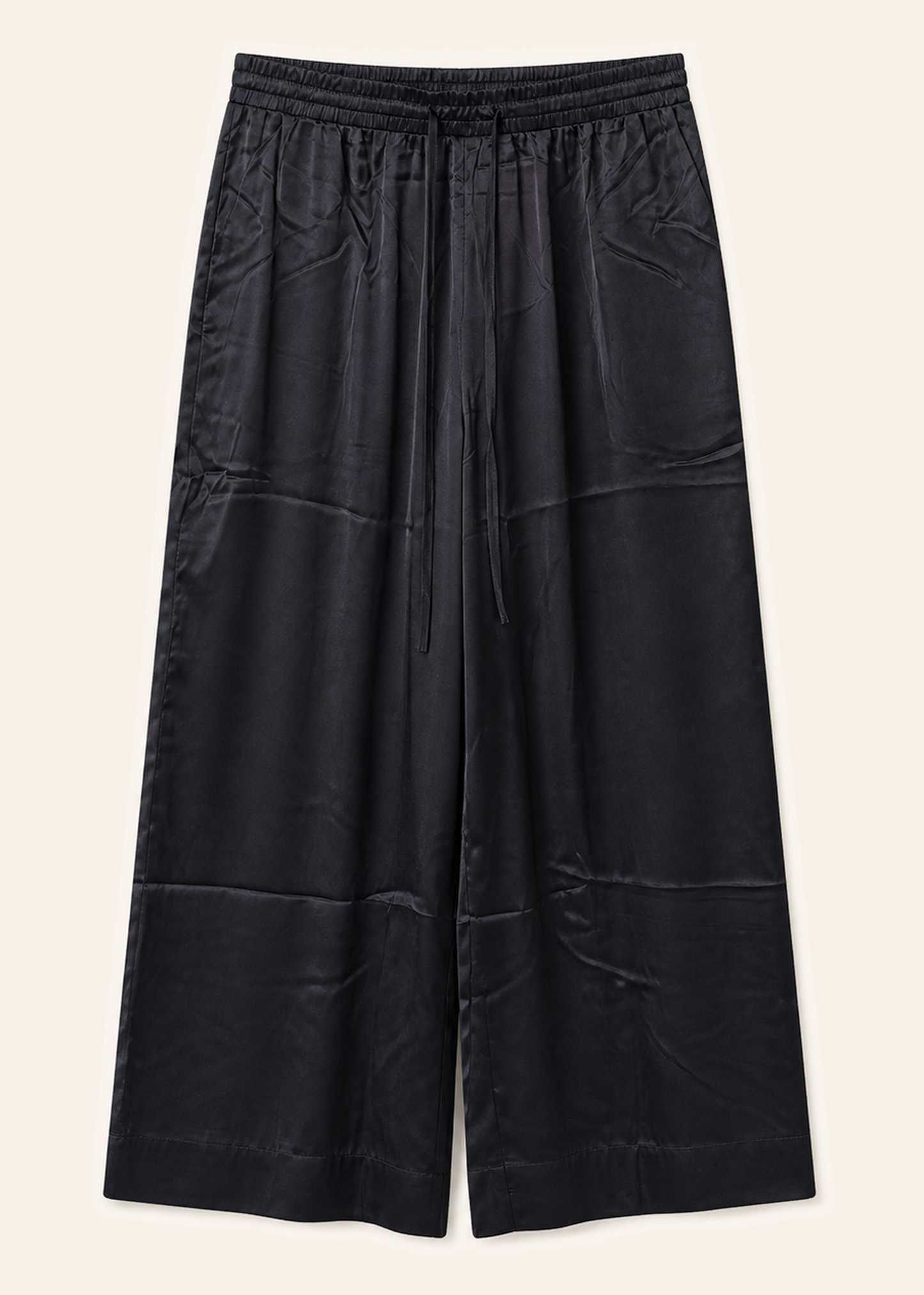 Pantalones satén palazzo