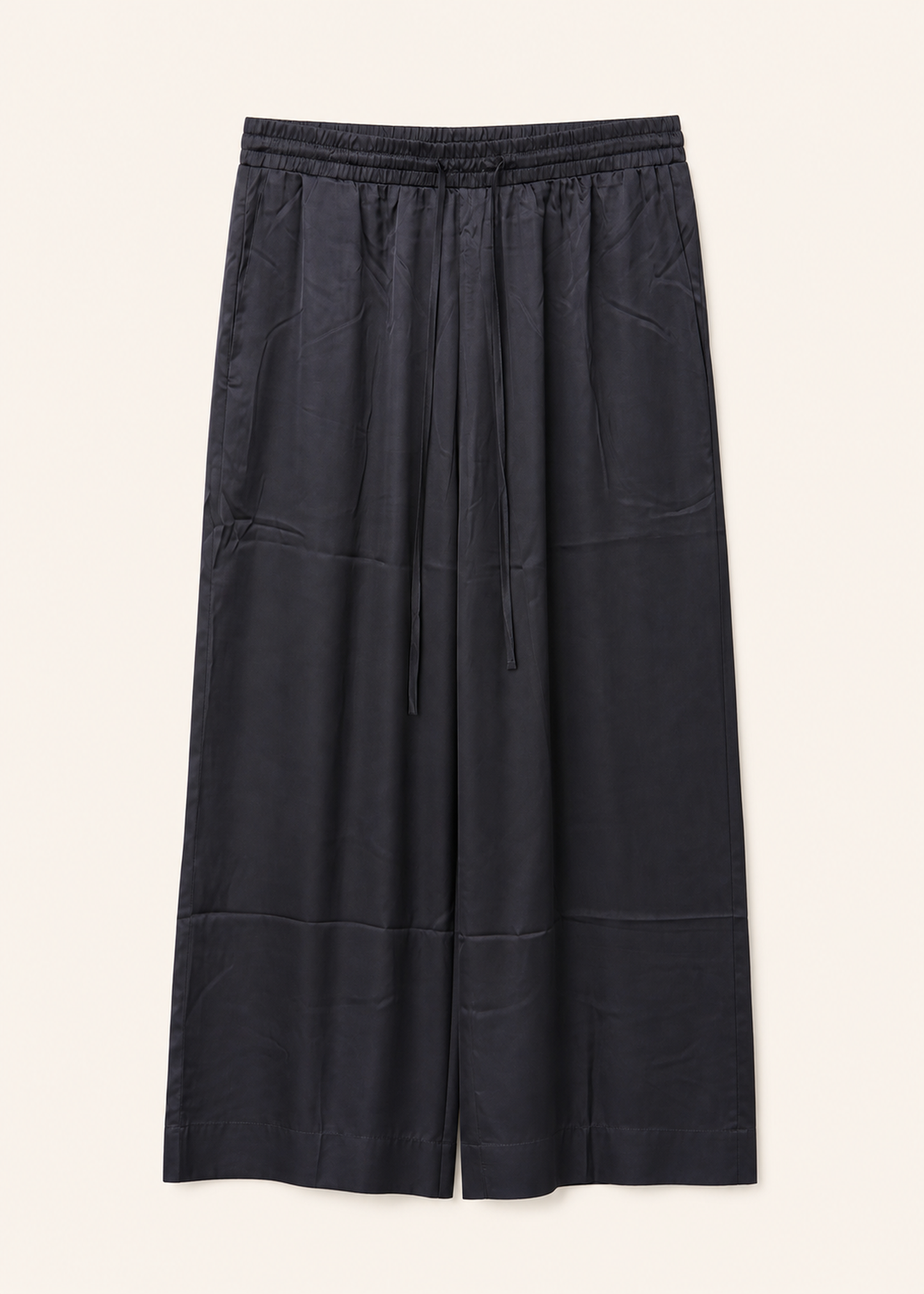 Pantalones satén palazzo