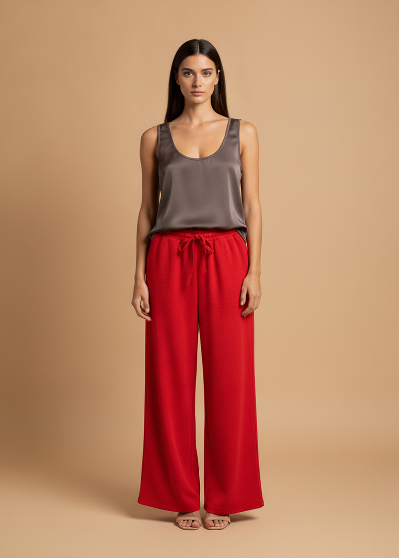 Pantalones palazzo fluidos