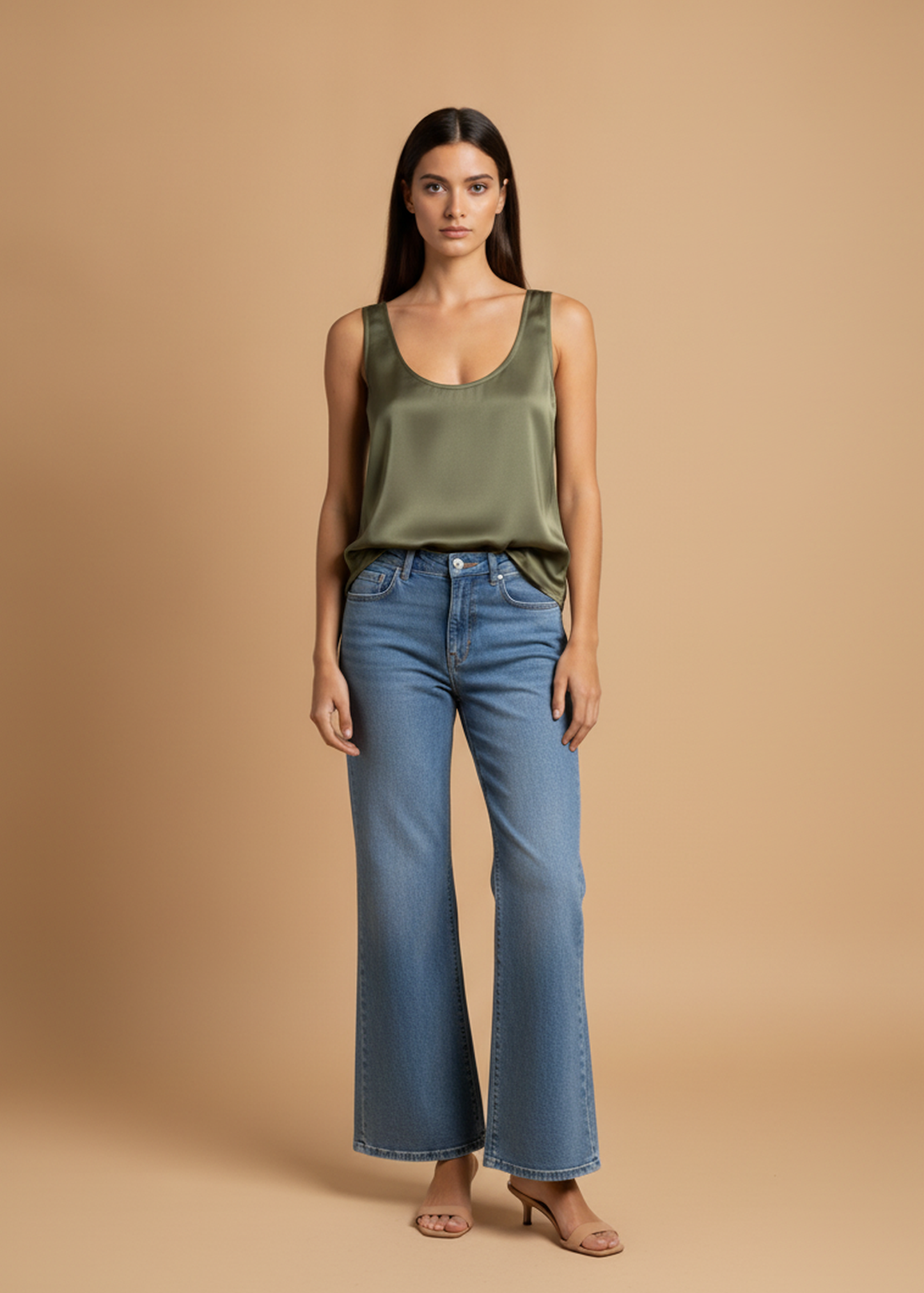 Satin top