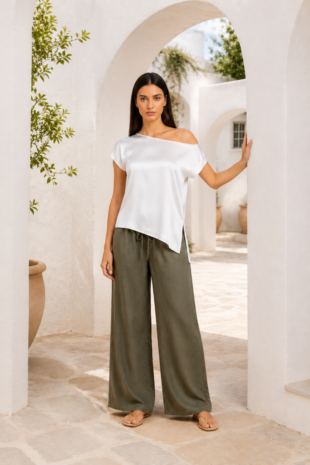 Blusa raso oversize