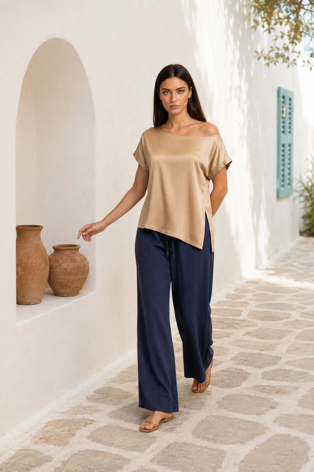 Blusa raso oversize