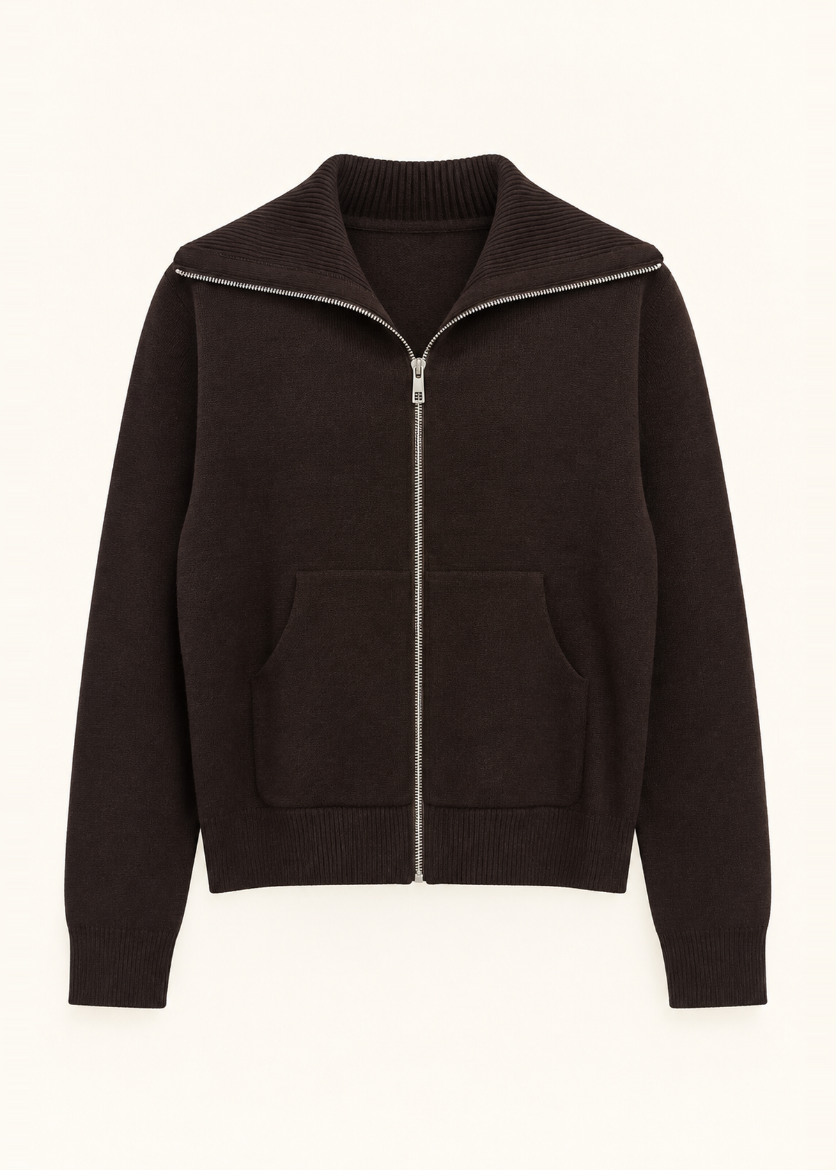 Chaqueta tricot cremallera