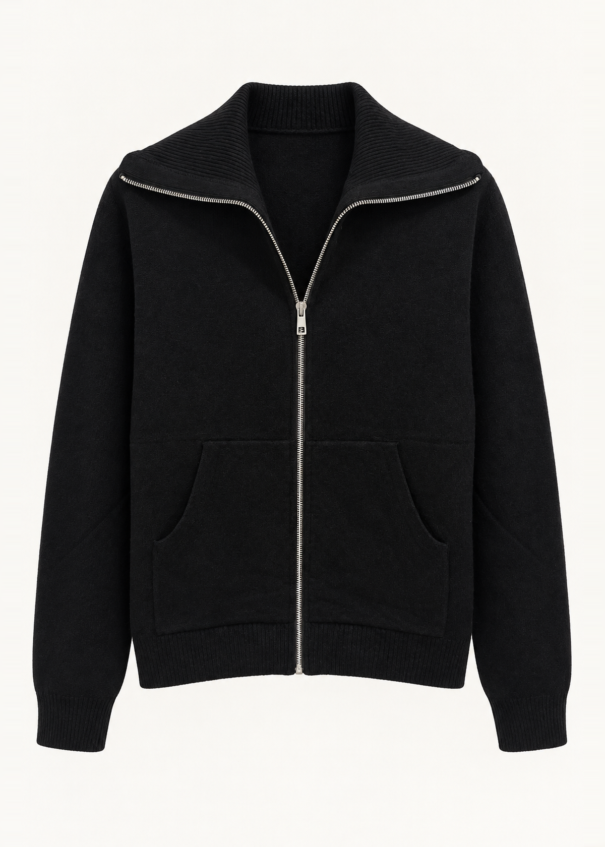 Chaqueta tricot cremallera