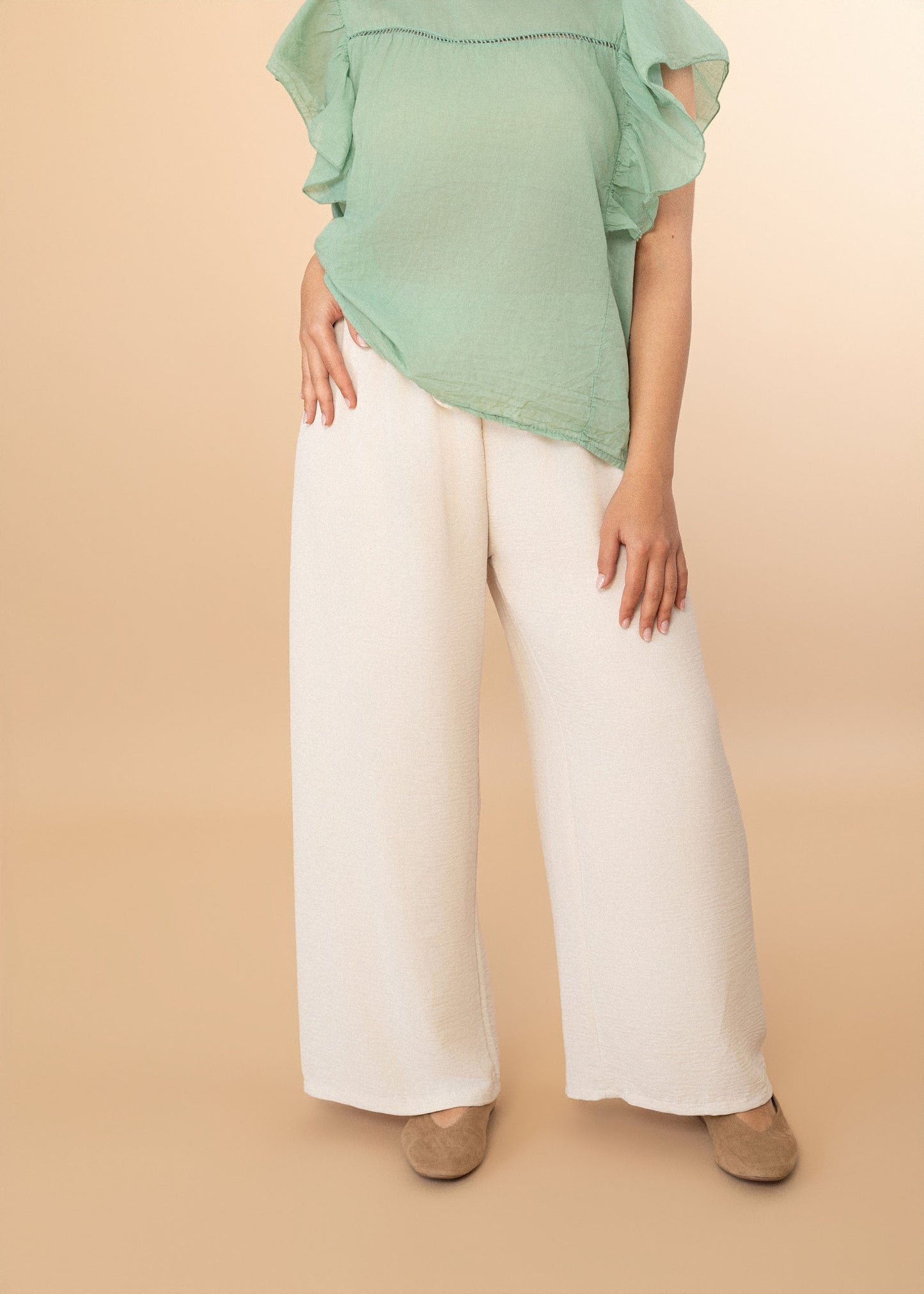 Pantalones palazzo fluidos
