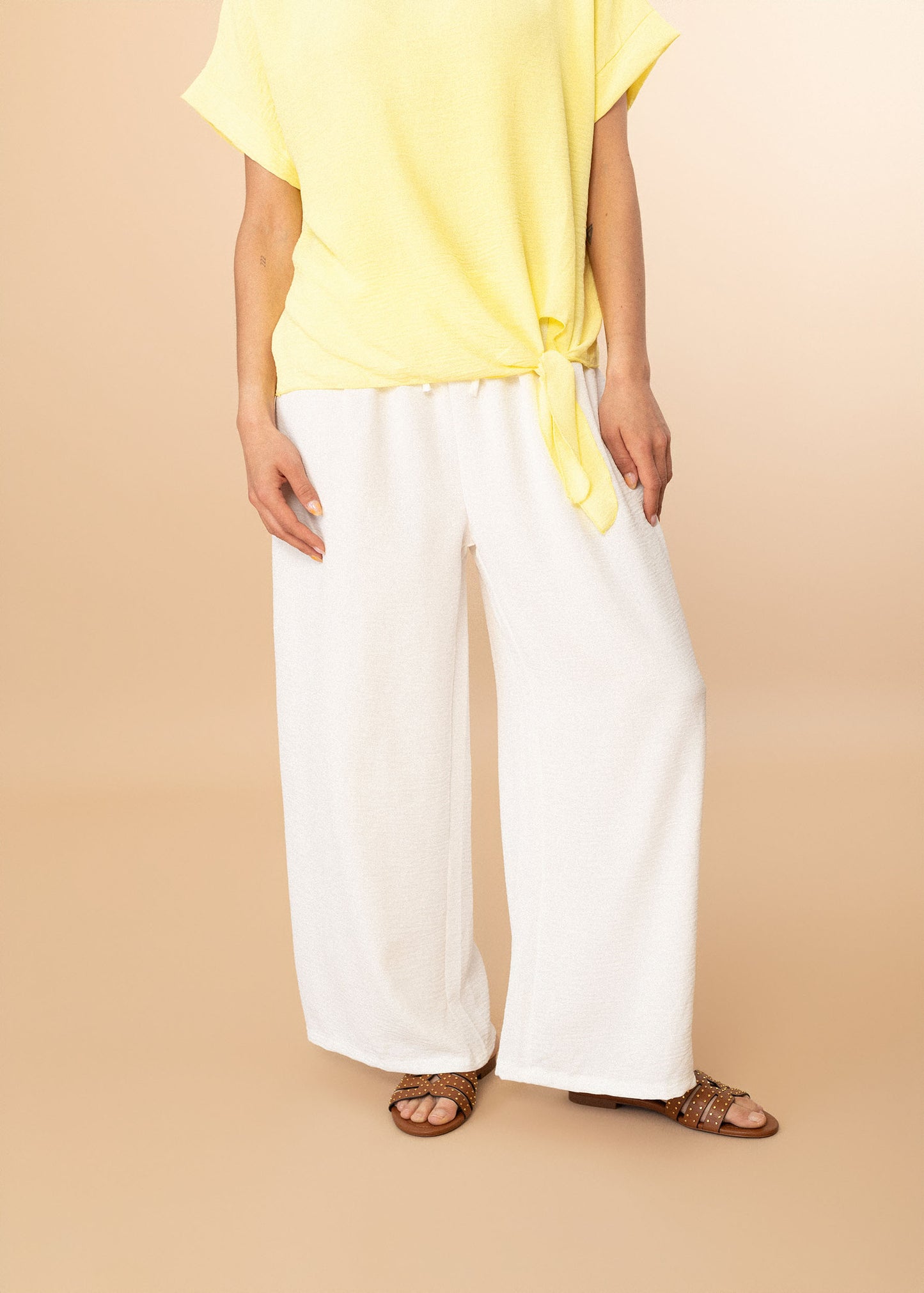 Pantalones palazzo fluidos