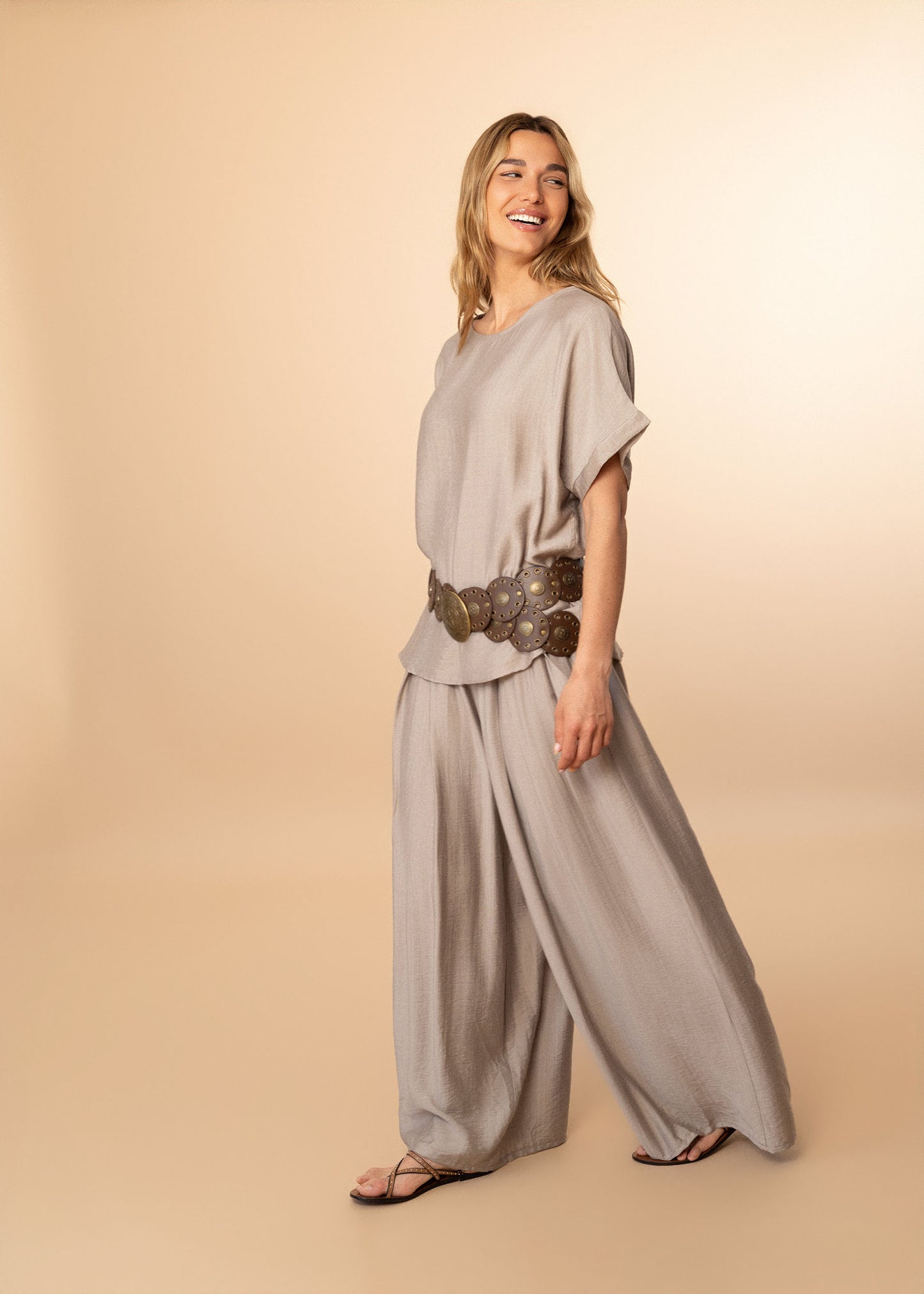 Pantalones Nora anchos