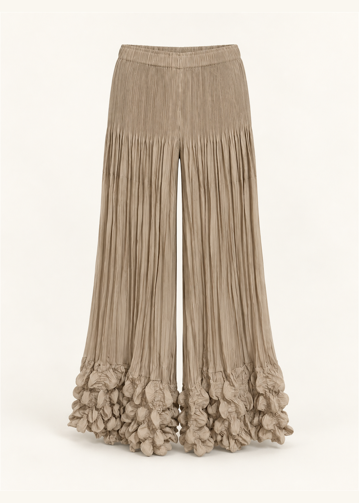 Pantalones plisados