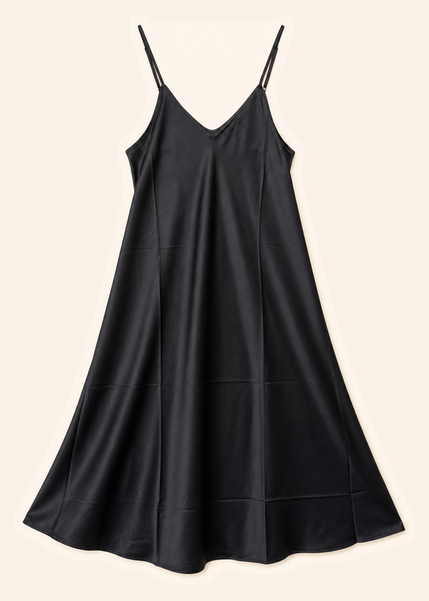 Vestido satén largo