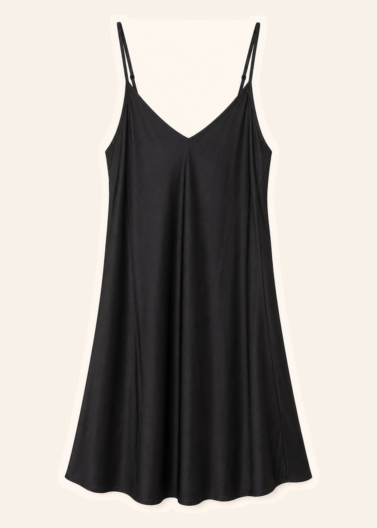 Vestido satén largo