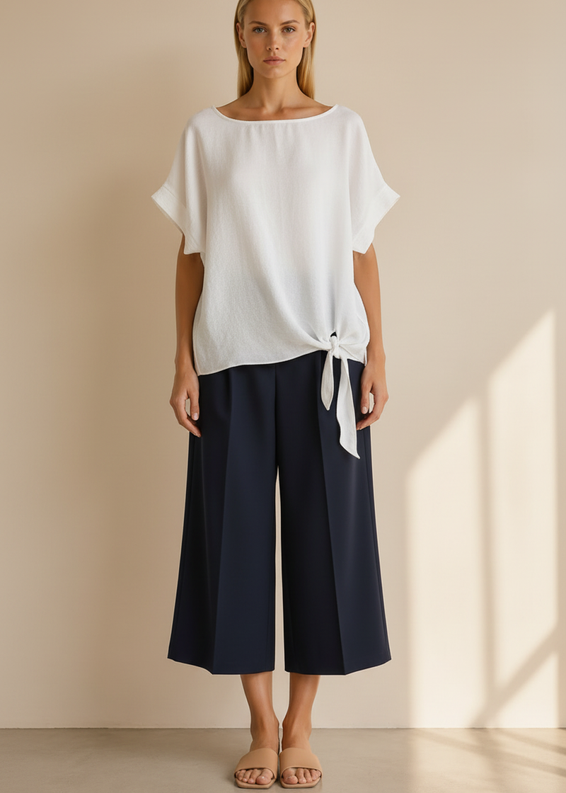 Blusa nudo fluida
