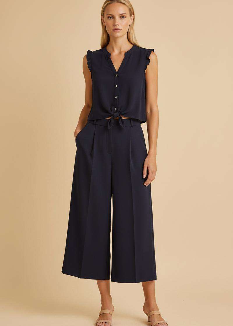 Blusa volante fluida