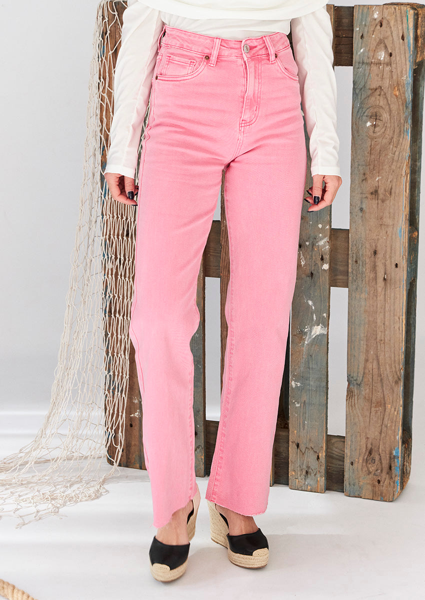 Wide leg jeans