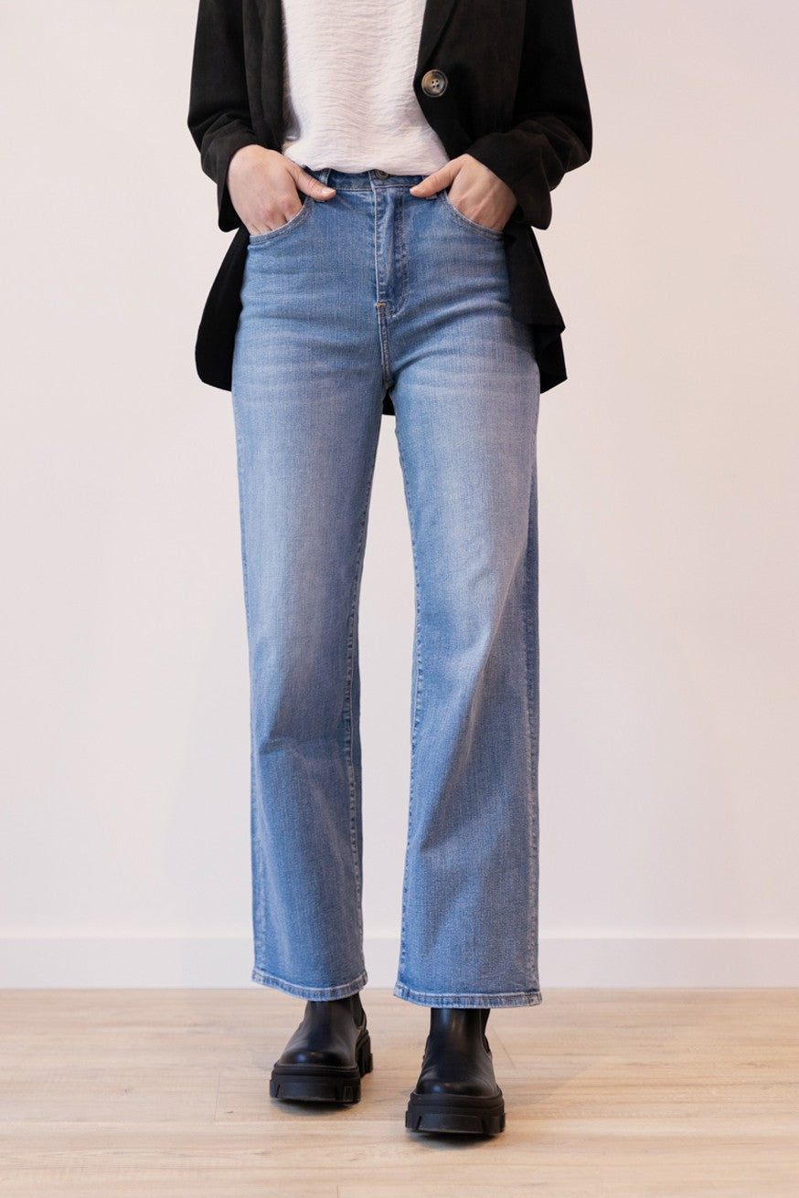 Jeans high rise stright