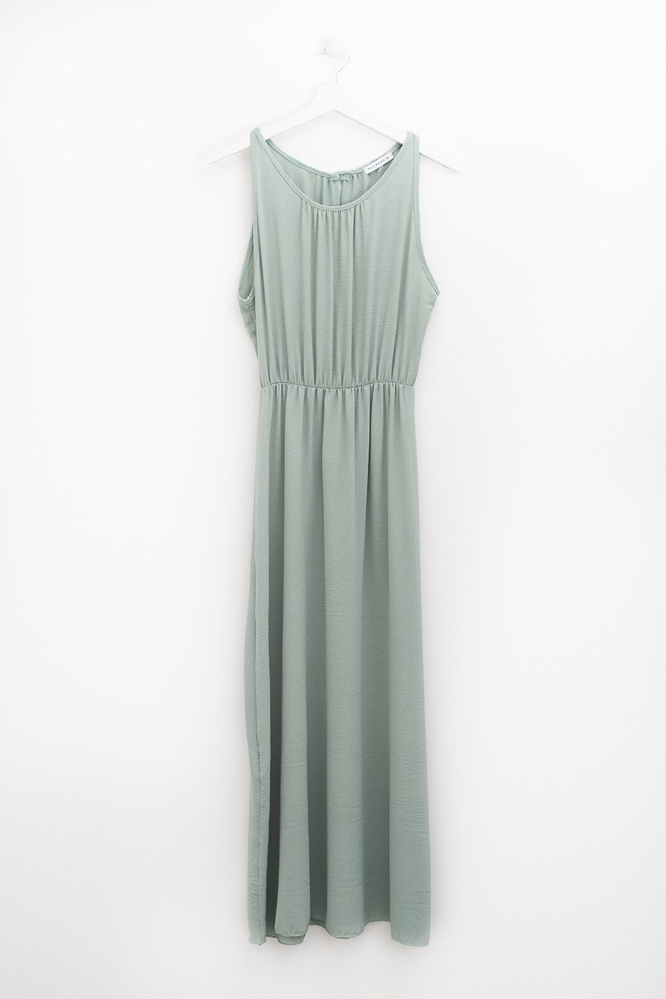 Vestido maxi liso