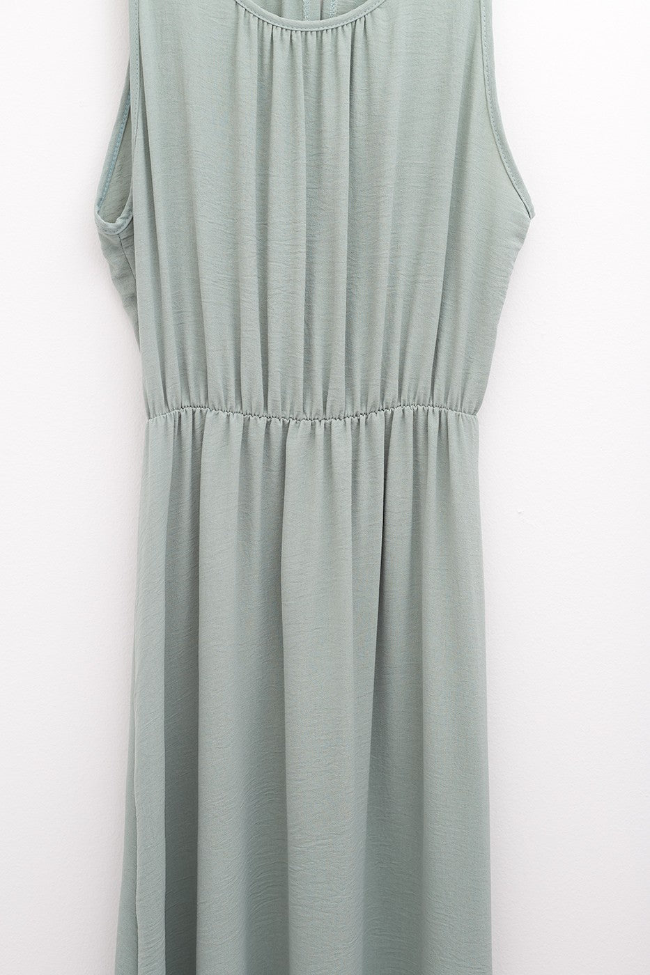 Vestido maxi liso