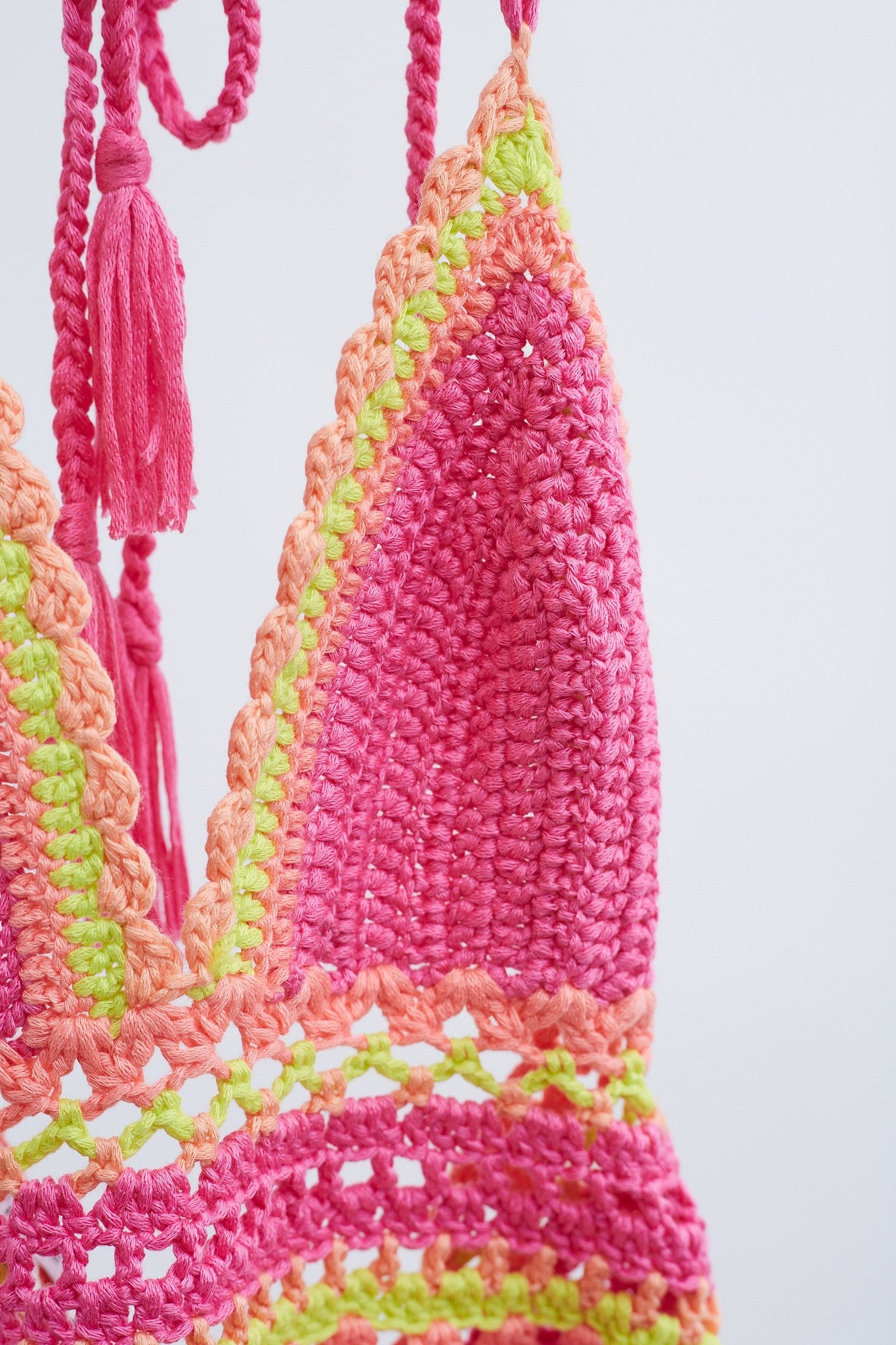 Top crop crochet lazadas